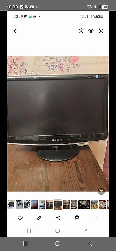 samsung monitör: Samsung monitor - Brend/model: Samsung - Ekran tipi: LCD - Rəng: Qara — 1