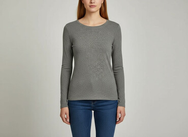 bluzki prążek damskie: Women's blouse, size S