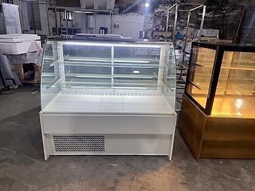 Холодильное оборудование: Soyuducu şirniyat vitrinləri yeniden seçilmir ağ vitrin 145x80x135 — 7