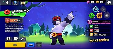 das sekilleri: Brawl Stars hesabı – yüksək səviyyəli brawlerlər və nadir skinlər — 4
