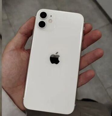 xioami 11: IPhone 11, 64 ГБ, Белый, Отпечаток пальца, Face ID