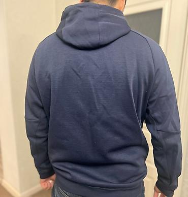 Толстовки: Мужская толстовка, XL, H&M, Б/у, цвет - Синий, Самовывоз — 2