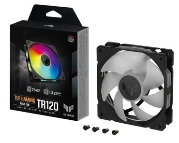 fen za lokne: 🖤 ASUS TUF GAMING TR120 ARGB BLACK EDITION – Snažan i tih ventilator