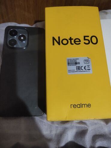 Realme: Realme Note 50, Новый, 64 ГБ, цвет - Черный, 2 SIM