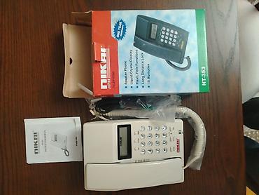 Nikai NT-353 masaüstü telefon Xüsusiyyətlər: - Speakerphone lalafo.az -da Nikai NT-353 masaüstü telefon Xüsusiyyətlər: - Speakerphone