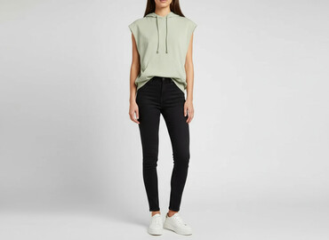 tanie ubrania.pl: H&M, Bluza z kapturem damska, rozmiar S