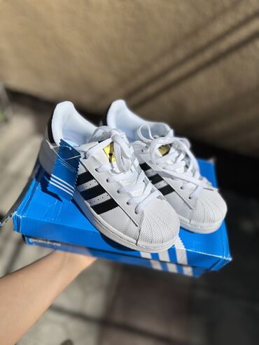 обувь 29: Adidas superstar, абсолютно новые ! Написано 36 размер, но подойдут на