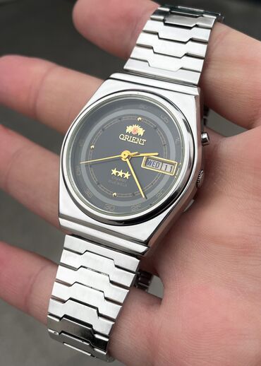 Qol saatları: İşlənmiş, Qol saatı, Orient, rəng - Boz — 2