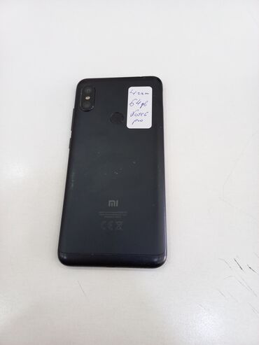xiaomi mi5 pro black: Xiaomi Redmi Note 6 Pro, 64 GB, rəng - Qara