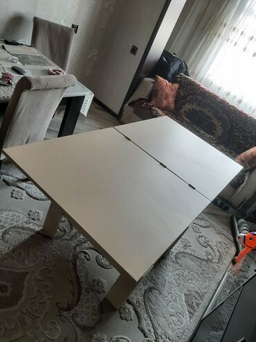 Masalar: Jurnal masası, İşlənmiş, Transformer, MDF, Kvadrat masa — 7