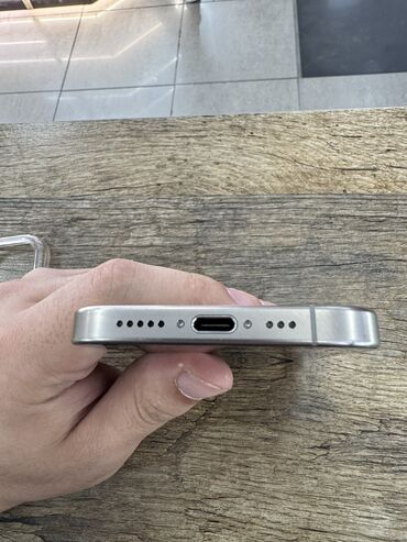 чехлы на мобильные телефоны: IPhone 15 Pro, Колдонулган, 256 ГБ, Natural Titanium, 87 %