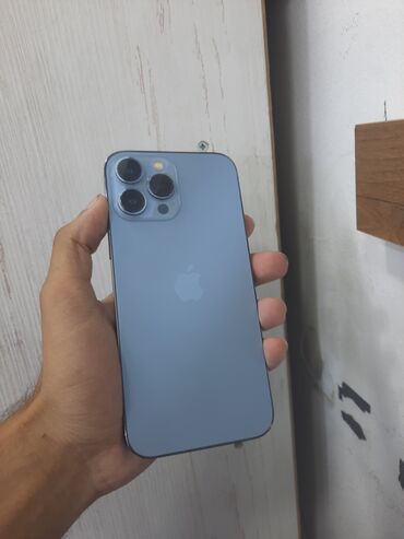 iphone xoş max: IPhone 13 Pro Max, 256 GB, Mavi, Barmaq izi, Face ID