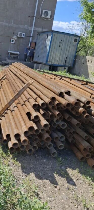 Tavan: Demir borular satalır diyametri 76 stenka qallnlıq 5.5mm uzunluqları 6