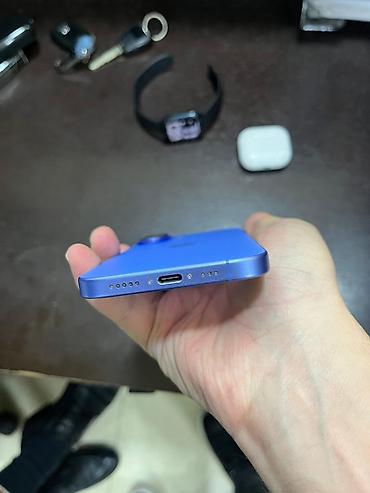 iphone airpods: IPhone 16, 128 GB, Mavi, Face ID — 3