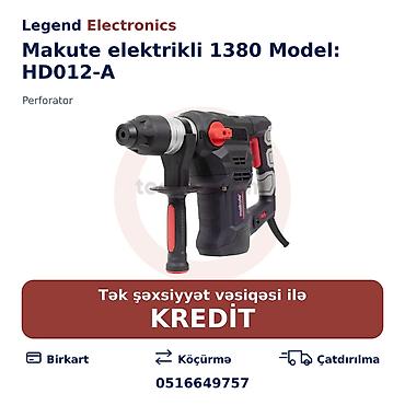 kreditle drel: Elan başlığı: Perforator Makute elektrikli 1380 Model: HD012-A Elan — 1