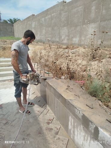 Beton işləri: Səssiz tozsuz səliqəli kəsim. Beton katlavan monolit kubik -da lalafo.az — 12 Beton işləri: Səssiz tozsuz səliqəli kəsim. Beton katlavan monolit kubik — 12