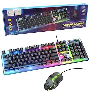 hyperx cloud alpha s: HOCO GM18 Simli Klaviatura və Siçan Dəsti Gaming LED USB HOCO GM18 — 1