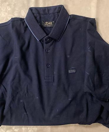 Рубашки: Мужская рубашка, 3XL, Новый, цвет - Синий, Самовывоз, Бесплатная доставка, Платная доставка — 3