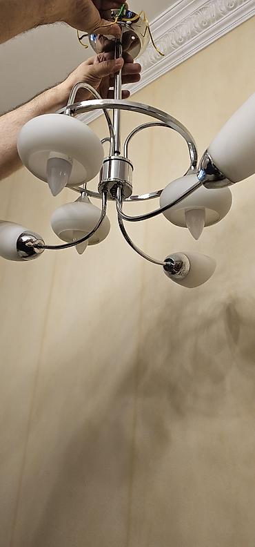 cilciraq satisi: Çılçıraq, 6 lampa, Şüşə — 3