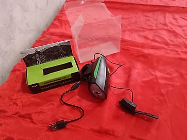 Велоаксессуары: Фонарик-спикер для велосипеда (модель 7588) Компактный передний свет — 6