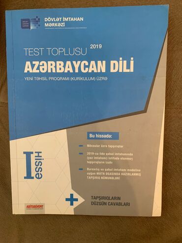 azerbaycan dili test banki 2 ci hisse cavablari 2001: Azərbaycan dili test 1 ci hissə uduz