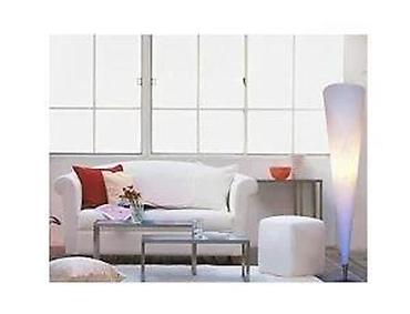 Stilske lampe: Podna lampa Tulip – bela, EU utikač, 1x E27 - Dizajn inspirisan — 19