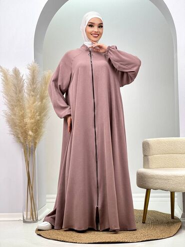 платье мусульманский: Күнүмдүк көйнөк, Made in KG, Жай, Узун модель, 3XL (EU 46), 4XL (EU 48), 5XL (EU 50)