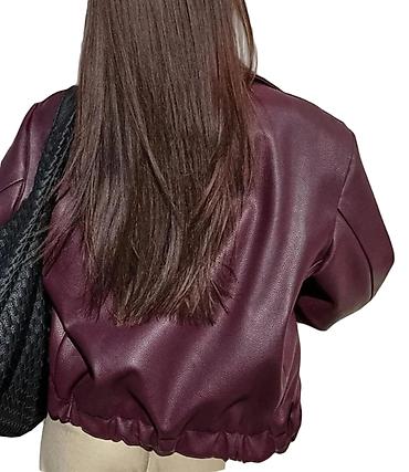 bomber kurtka: Laverapelle Qadınlar üçün Orijinal Quzu Dərisi Böyük Ölçülü Bomber — 2