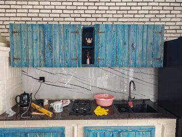 Sifarişlə restoran üçün masa və oturacaq dəstləri: Stullar ilə, Kvadrat masa, 4 nəfər — 29