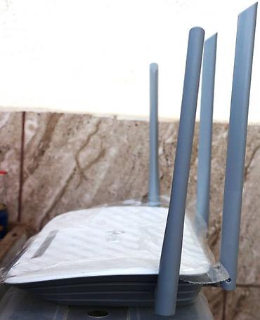 Modemlər və şəbəkə avadanlıqları: Ruter TP-Link AC1200 TP-Link AC1200 Archer C50 model qutusunda — 4