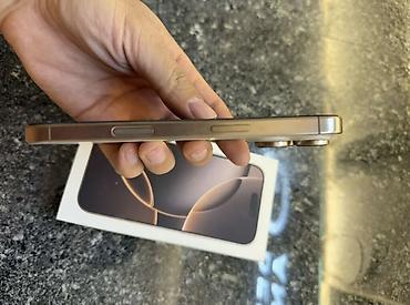 Уюлдук телефондор жана аксессуарлар: IPhone 16 Pro, Колдонулган, 256 ГБ, Алтын, Куту, 86 % — 4