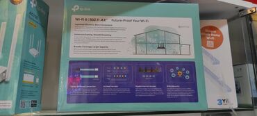 Modemlər və şəbəkə avadanlıqları: Dual - Band Wi-Fi 433 Mbps + 300 Mbps. WPA 3 Security. Superior