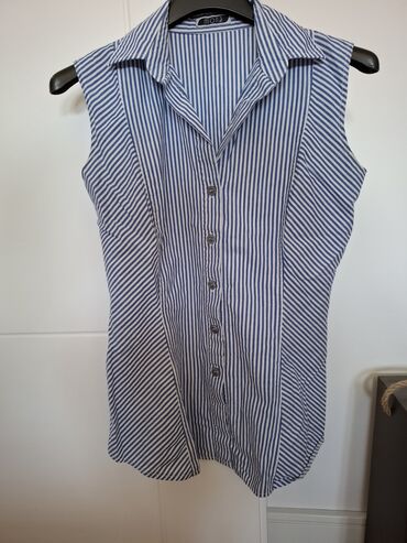 parka scotch and soda: Mona, S (EU 36), Prugasti, bоја - Svetloplava