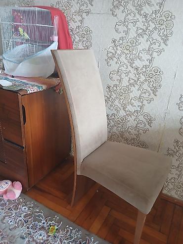 masa olculeri: Yemək otağı üçün stol və stul dəsti - Material: ağac quruluşlu — 1