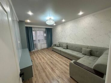 готовые квартиры в рассрочку в бишкеке: 1 комната, 53 м², 108 серия, 6 этаж, Евроремонт