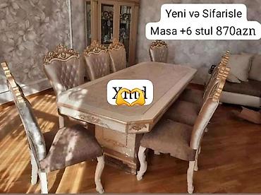 stol destleri: Masa ve oturacaq rəng seçimi var — 1