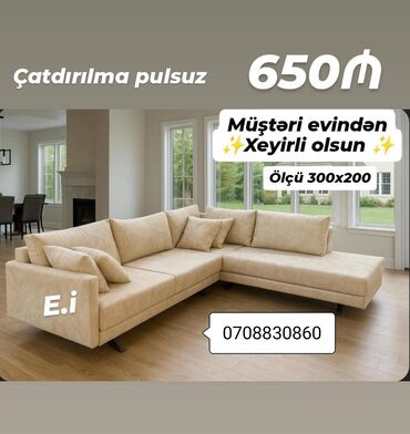 mebel qapi: Künc divan, Yeni, Şəhərdaxili pulsuz çatdırılma
