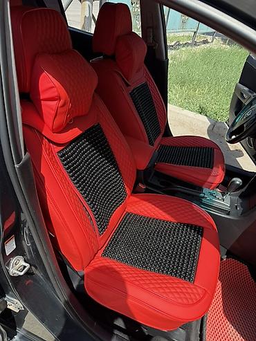Чехлы Экокожа, С подушкой, цвет - Красный, BMW, Новый, Самовывоз, Бесплатная доставка, Платная доставка