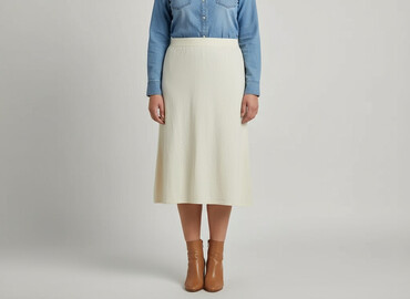 długie jesienne spódnice: Women`s skirt, size XL