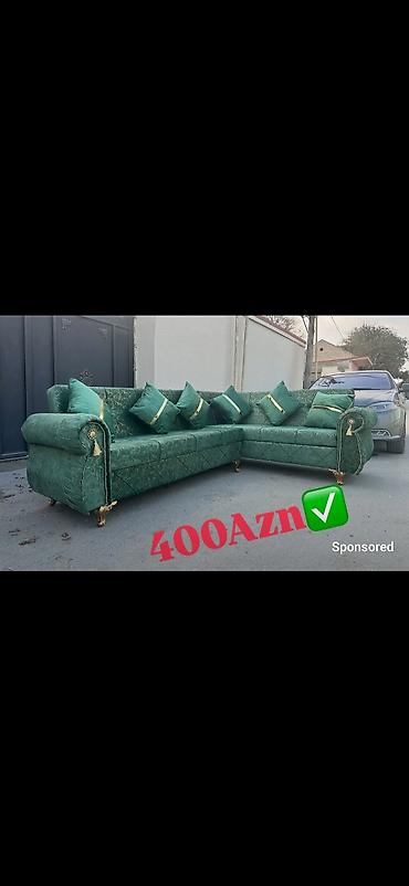 Divan və kreslo dəstləri: Məhsul: Künc divan dəstləri - Ölçülər: 280 × 200 sm (şəkildə qeyd — 11