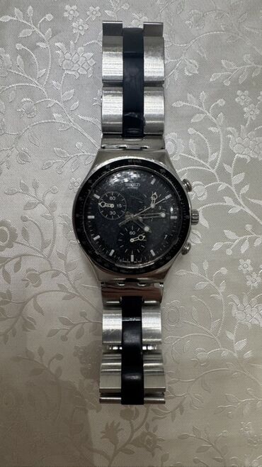 хочу купить часы: İşlənmiş, Qol saatı, Swatch, rəng - Qara