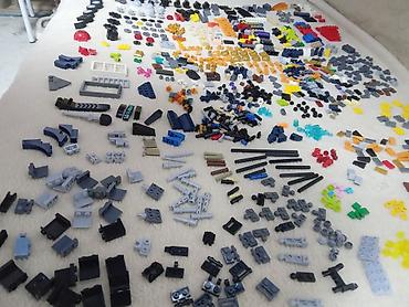 Большой лот деталей и минифигурок конструкторов совместимых с LEGO