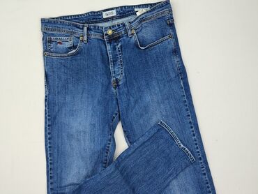 spodnie czerwone w kratę h m: Hilfiger Denim, Jeansy dla mężczyzn, rozmiar L