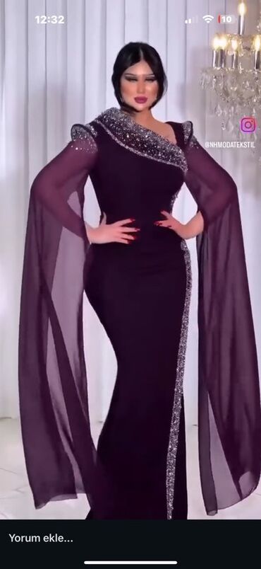 Ziyafət donları: Zərif axşam/gecə libası - Model: Uzun, bədənəoturan siluet, balıq