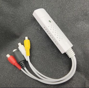 Аксессуары для ТВ и видео: USB-адаптер для захвата аудио-и видеосъемки с USB-кабелем