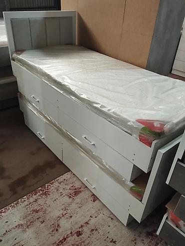 Односпальные кровати: Односпальная кровать, Новый, С матрасом, длина - 200 см — 11