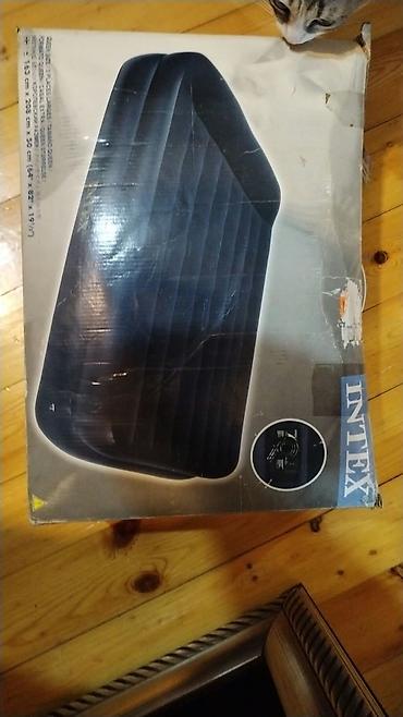 intex matras: Məhsul: Intex hava döşəyi (şişmə çarpayı) - Ölçü: təx. 152 × 203 × 50 — 2