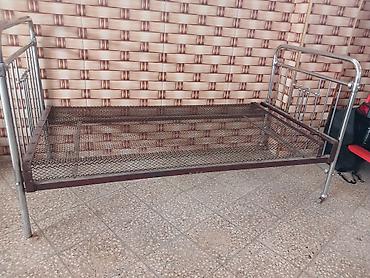 transformer carpayı: Metal tək nəfərlik çarpayı - Karkas: polad/profilli metal, möhkəm — 3