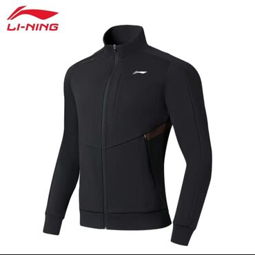 куртка спортивный: Эркектердин курткасы, L (EU 40), Li-Ning, Жаңы, түсү - Кара