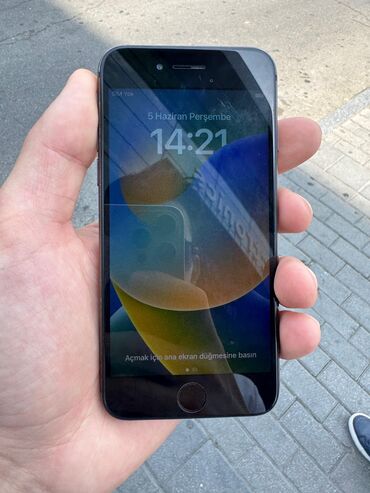 IPhone 8, 64 GB, Space Gray, Barmaq izi, Simsiz şarj